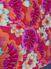 Kaffe Fassett "Lake Blossoms" Fabric By Rowan 1/2 Yard 42" Wide Cotton Material