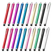 20 Pack Universal Capacitive Stylus Pen for All Touch Screens, 10 Multicolor