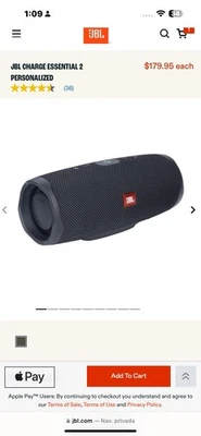 JBL Charge Essential 2, Portable Waterproof Speaker with Powerbank