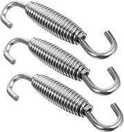 ASAKKURA 3pcs Spring Swivel Hook Durable Pipe Spring Hook for Motorcycle Exhaust Systems Easy Installation Versatile Compatibility Enhances Performance and Pipes