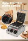 Electric Waffle Maker Pancake Baker Machine New Temperature Time Digital Knob