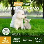 Prime Turf 10-45Mm Artificial Grass Synthetic Lawns 10-20SQM Fake Turf Plant