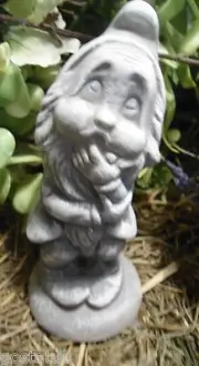 Latex gnome mold Plaster Concrete mould 5"H x 2"W