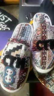 Size LARGE CTM Patchwork slippers Chinatown Market