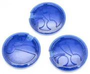 39-008 Polaris Hubcap Blue Translucent- 3 Pack for Polaris 180/280/360/380