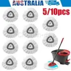 5/10pcs For Vileda Easy Wring Mopping & Clean Microfibre Spin Mop Replaced Head