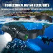 150000LM Diving Headlamp Headlight LED Scuba Head Torch Waterproof Dive Lamp
