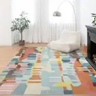 Modern Floor Rug Anti Slip Plush Bedside Carpet Machine Washable Mat 160x230cm