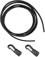 KALLORY 1Set Yacht Bungee Cord Elastic Kayak Tie Rope with Hooks Durable Bungee Kit for Outdoor Activities Camping Kayaking and Sailing