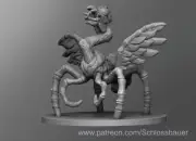 Giant Spider Chicken Creature Monster Manual 28mm Scale DND D&D Miniature SB