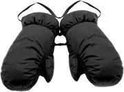 [Vaveren] Down Mittens Cold Weather Gloves Thickened for Men Women Windproof Insulated Winter Snow Mittens Ski Mittens for Snowboarding