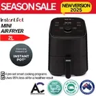Instant Pot Vortex Mini Air Fryer 2L Black 4 In 1 Compact Home Small Kitchen