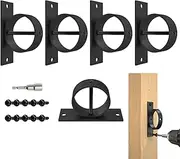 Rope Support Holder Brackets, Drop Ring Bracket Support Holder, Easy Installation Hardware Wall Mount Hanger Sturdy for Stair Decks Gardens Railing
