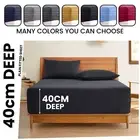 ForZzz Extra Deep Ultra Soft Fitted Sheet Single/KS/Double/Queen/King/SK Bed