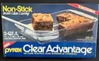 Pyrex Clear Advantage 232-NS Rectangular Baking Dish 2 Qt 11 x 7 Vintage NOS NIB
