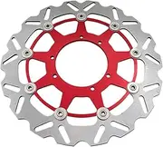 Motorcycle 260mm 320mm Front Floating Brake Disc Rotor Disk Fit For Honda CR 125 250 2002-2007 CRF250R CRF450R 2004-2022 250X 450X(320mm red)