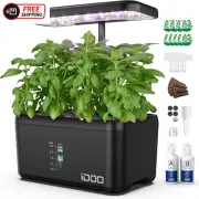 Idoo Hydroponics Growing System, 8 Pods Smart Indoor Garden, LED Grow Light, Ind