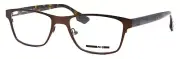 McQ Alexander McQueen MQ0050O 002 Unisex Eyeglasses 53-18-150 Brown / Havana