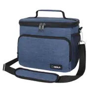 Insulated Lunch Bag for Men Women, Soft Lunch Box for Office Work School Picn...