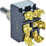 Toggle Switch DPDT 12-36V 25A Momentary 3 Positions 6 Terminals