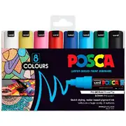 POSCA PC 8K Paint Markers Assorted 8 Pack