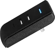 Glove Box USB Hub, Compatible 4-in-1 Docking Station of Center Console Smart Sensor Glove Box, USB Hub Car Charger for Charging Data Transferring Music Games Model 3/Y Accessories