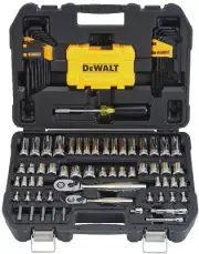 Mechanics Tools Kit And Socket Set 108 Pcs Anti Slip Vinyl Grip Durable Chrome