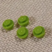 Lego 4183133 1x1 Bricks Lime Round Plate 6141 Parts 4 Pcs New Authentic Ships Fr