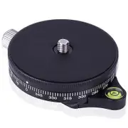 Camera Pan Base With Style Plate, 0.95Cm Screw Aluminum