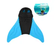 Swim Fins for Kids,Mermaid Tail Fins One-Piece Flipper Diving Fins