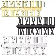 DIY 3D Frameless Number Wall Clock Mirror Sticker Home Office Room Decoration