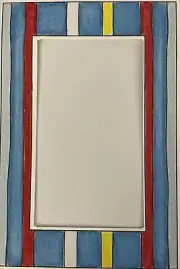 MINI PRIMARY STRIPE Die-Cut “Frame Ups” FRAME(3-1/4”x 4.5”) My Minds Eye•Lines•