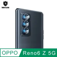 在飛比找PChome24h購物優惠-T.G OPPO Reno6 Z 5G 手機鏡頭鋼化膜玻璃保