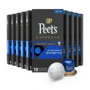 , Medium Roast Decaf Espresso Capsules, Compatible with Nespresso Original Ma...