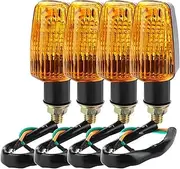4PCS Universal Motorcycle Blub Turn Signal Lamp Turning Indicators Light Blinkers Signal Amber Bike Motorcycle Accessories 12V