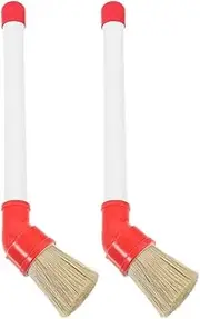 DRESSOOS 2pcs Elbow Brush Tire Installation Paste Brush Tire Maintenance Paste Detailing Kit Tire Applicator Brush Car Detailing Brush Car Wash Brush Car Interior Cleaner