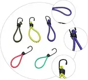 BESPORTBLE 5pcs Single Hook Bungee Cord Tent Tarp Rope Bungee Strap with Hooks Tent Bungee Tie Cord Hooks Bungee Hook Ties Elastic Cord with Hooks Camping Bungee Lace up Nylon Shoulder Strap