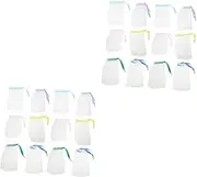 Baluue Sets Soap Net Maker Pouch Exfoliating for Family Plastic Soap Saver Pouches Portable Lightweight Pcs