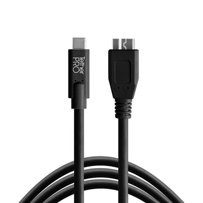 TetherPro USB-C to USB 3.0 Micro-B Cable | for Fast Transfer and Connection B...