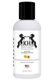 Knotty Horse Apricot Oil Detangling Treatment Travel 4 OZ Size - Mane Tail