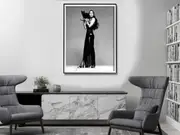 Cher Music Black and White Canvas Wall Art