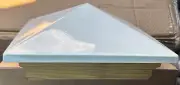 Maine Ornamental Victoria White High Point 6X6 Post Cap, Red Cedar Frame