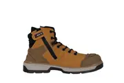 King Gee Mens Quantum Hybrid Zip/Lace Safety Work Boot K27115 - Wheat/Black