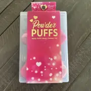 Powder Puffs Sponge Apply Build Contour Set 12 Included Storage Container.