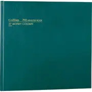 Collins 700 Series Analysis Book 27 Money Column MC 96 Leaf A3.5 Green