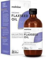 MELROSE Organic Flaxseed Oil, 500 ml