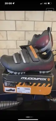 MUDDYFOX MTB100 Ladies Cycling Shoes Grey UK 5 EUR 38 US 7 (DF)*REFSSS219