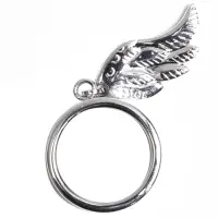 在飛比找Yahoo奇摩購物中心優惠-DIOR 優美造型天使之翼戒指(銀)
