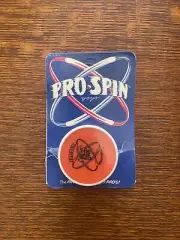 NOS Vintage 80's ORANGE/WHITE Yo Yo Pro Spin Stinger Duncan Sales & Promo NIP