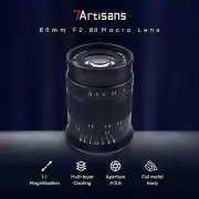 7artisans 60mm F2.8 II APS-C Macro Manual Lens For Sony Canon Fujifilm Nikon M43